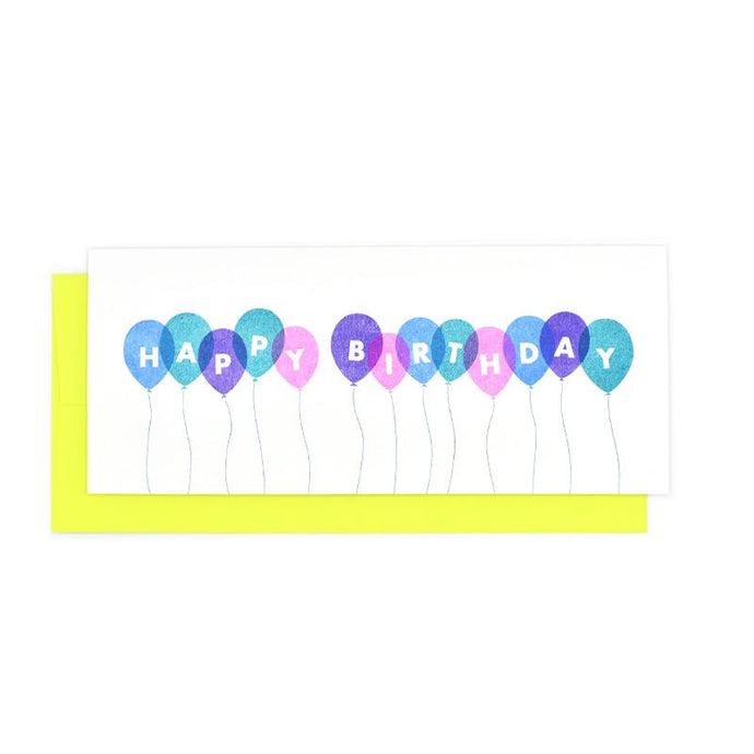 Happy Birthday Balloons Card - Next Chapter Studio