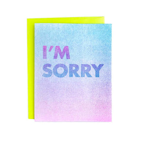 "I'm Sorry" - Sympathy and Apology Card - Next Chapter Studio