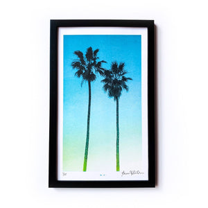 LA Palms - Limited Edition Risograph Art Print - Next Chapter Studio