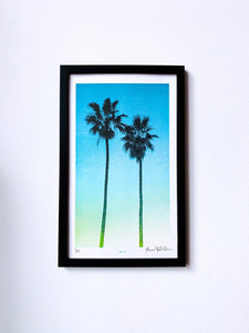 LA Palms - Limited Edition Risograph Art Print - Next Chapter Studio