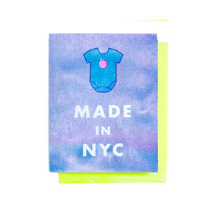 Made in NYC - Funny Baby Card - Next Chapter Studio