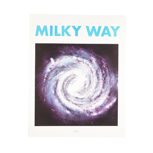 Milky Way Galaxy - Space Risograph Print - Next Chapter Studio