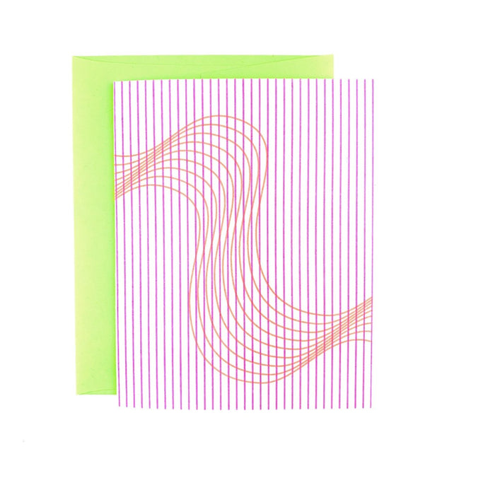 Moire - Risograph Greeting Card - Next Chapter Studio