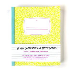 Riso Composition Notebooks - Next Chapter Studio