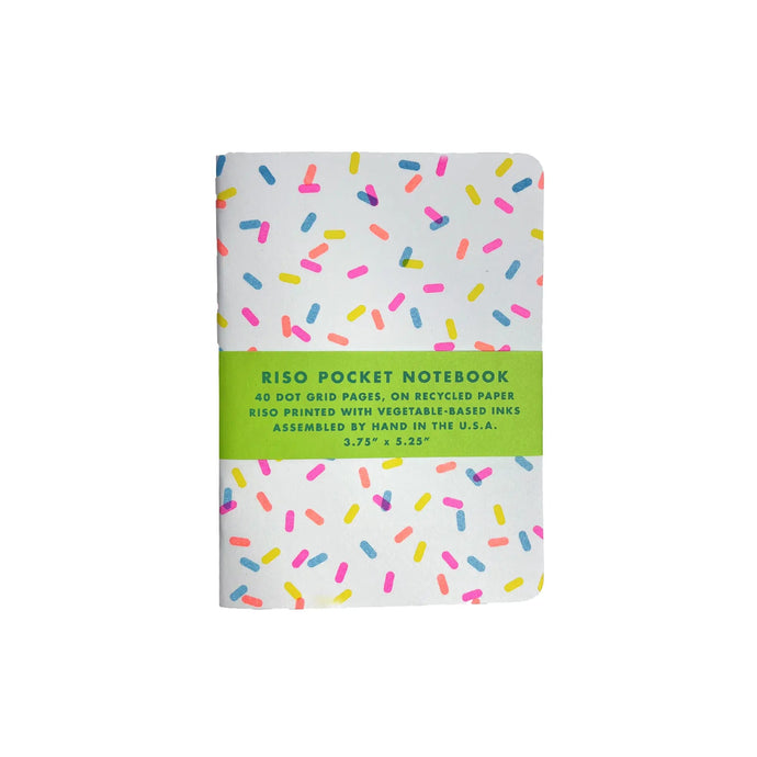 Risograph Pocket Notebook - Sprinkles - Next Chapter Studio