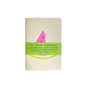 Risograph Pocket Notebook - Watermelon - Next Chapter Studio