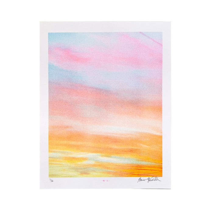 Sunset Series #4 - Risograph Art Print - Next Chapter Studio