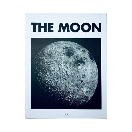 The Moon - Planet Risograph Print - Next Chapter Studio