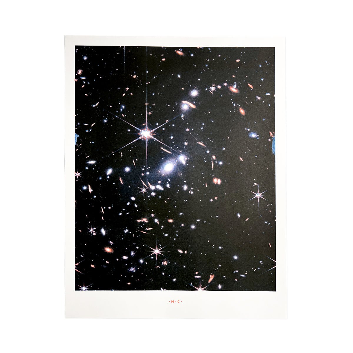 Web Deep Field Webb Telescope's Deep Field - Risograph Print – Next Chapter Studio
